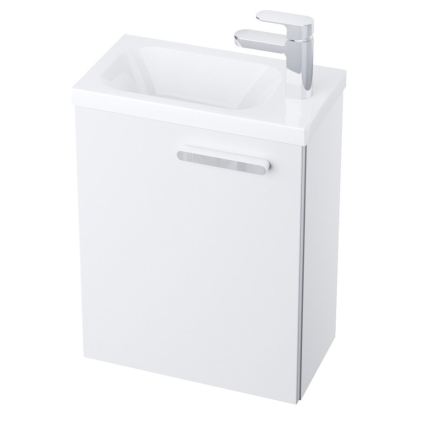Ravak X000000540 - Dvířka ke skříňce pod umyvadlo levá CHROME  37,5x53 cm bílá