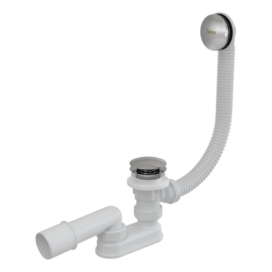 Ravak X01377 - Vanová vypouštěcí a přepadová souprava lesklý chrom