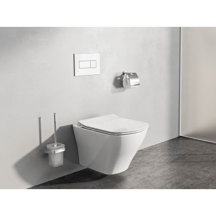 Ravak X01457 - Splachovací tlačítko UNI 24,7x16,5 cm bílá