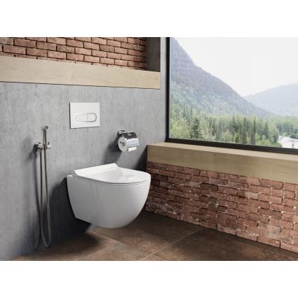 Ravak X01516 - Závěsné WC UNI CHROME keramika/bílá