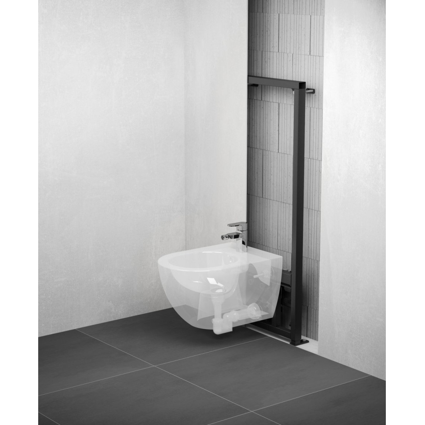 Ravak X01517 - Závěsný bidet UNI CHROME keramika/bílá