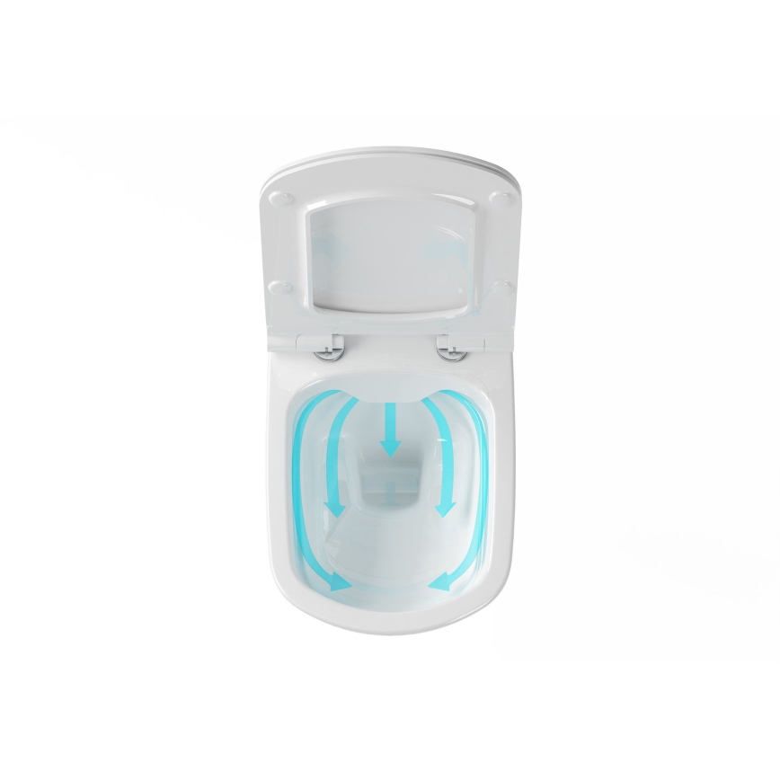 Ravak X01671 - Závěsné WC Rimless CLASSIC keramika/bílá