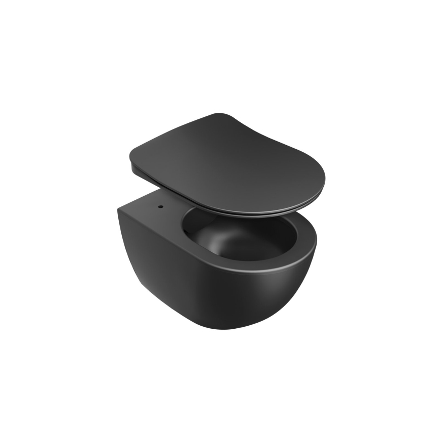 Ravak X01795 - Záchodové prkénko SoftClose CHROME černá