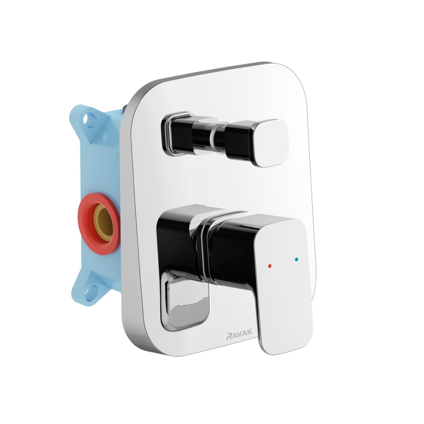 Ravak X070136 - Sprchová baterie pro podomítkovou instalaci FREE lesklý chrom