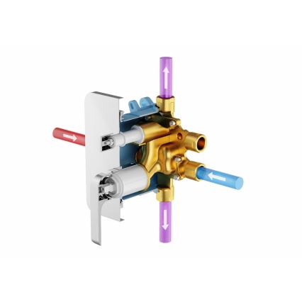 Ravak X070139 - Základní těleso pro podomítkové baterie R-BOX VARI 13,9x14,6 cm