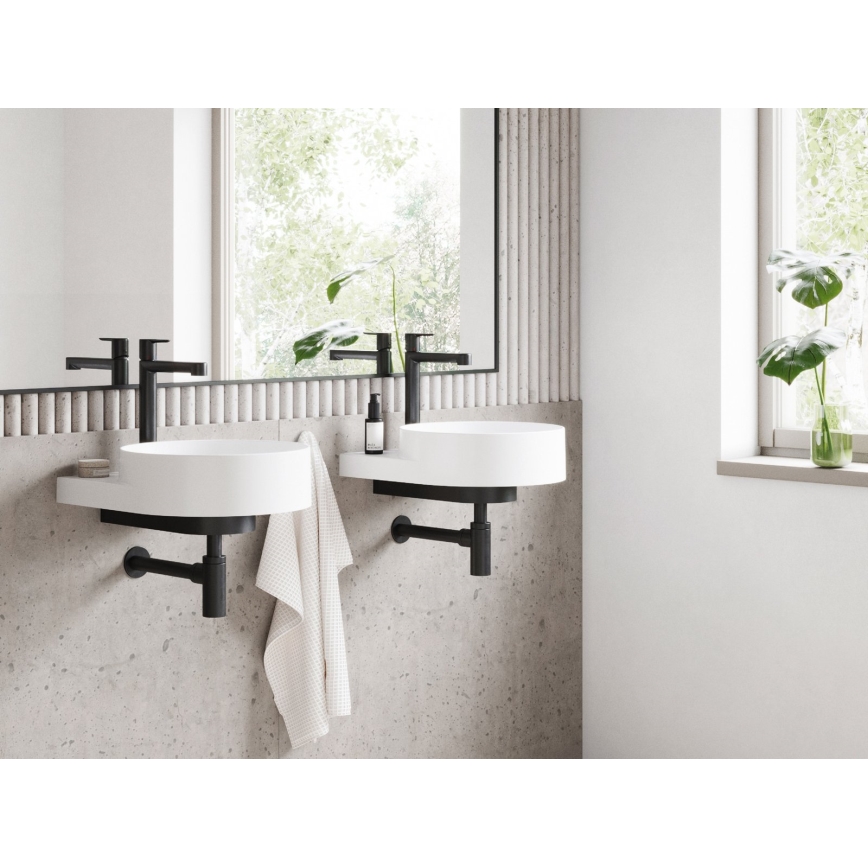 Ravak X070182 - Umyvadlová baterie PURI 32,2 cm černá