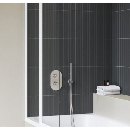 Ravak X070457 - Termostatická sprchová baterie pro podomítkovou instalaci CHROME lesklý chrom