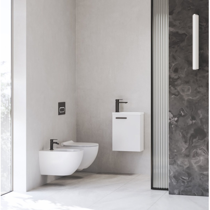 Ravak X070458 - Umyvadlová baterie CHROME 17,7 cm černá