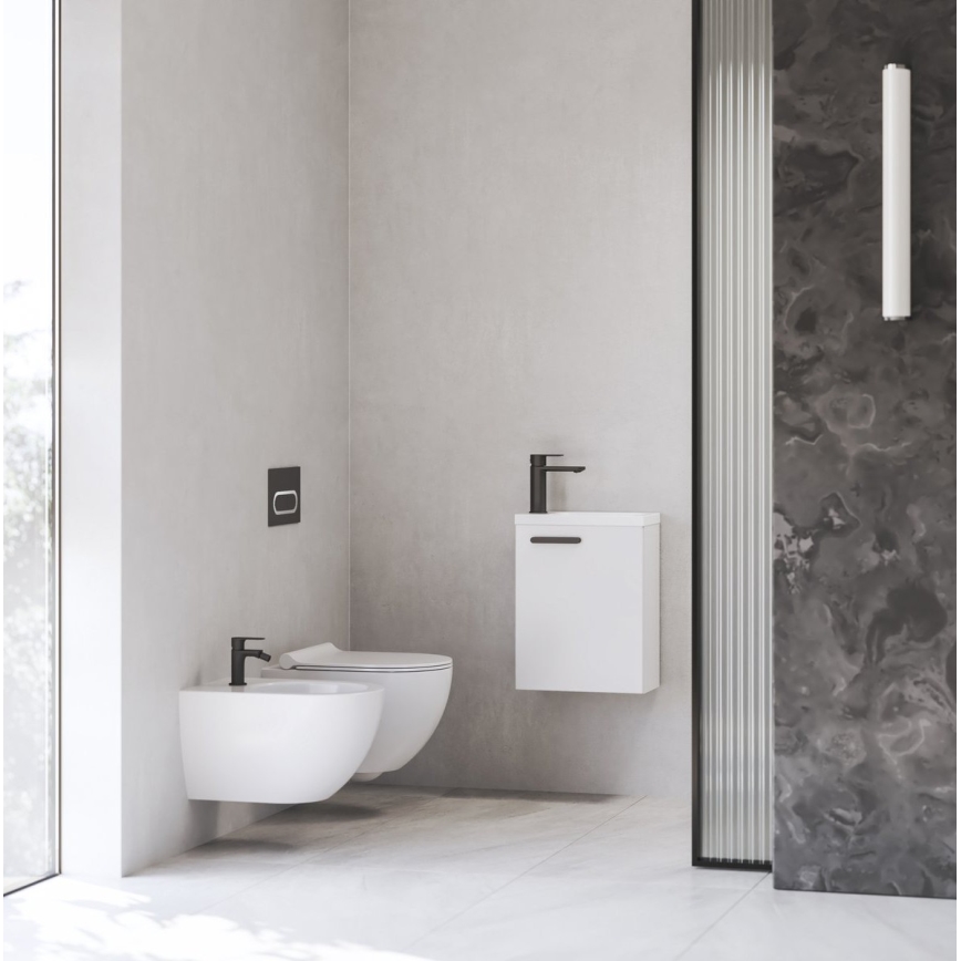 Ravak X070460 - Umyvadlová baterie CHROME 17,7 cm černá