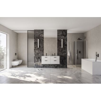 Ravak X070460 - Umyvadlová baterie CHROME 17,7 cm černá