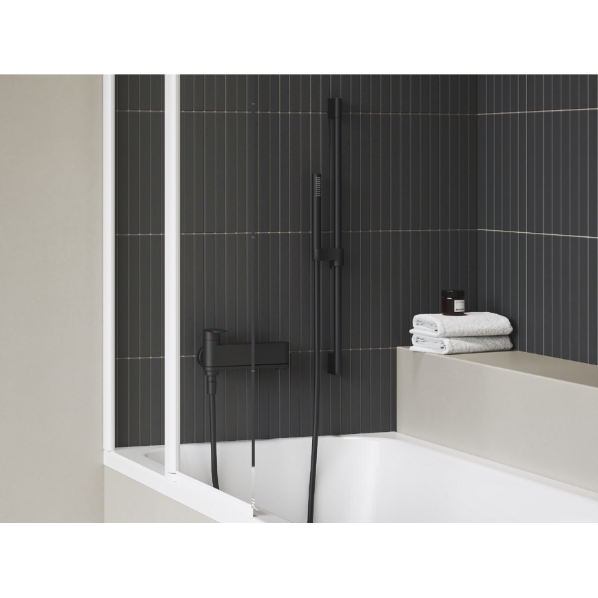 Ravak X070463 - Vanová baterie CHROME černá