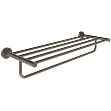 Ravak X07P1331 - Nástěnný věšák na ručníky KONA 60 cm kartáčovaný grafit