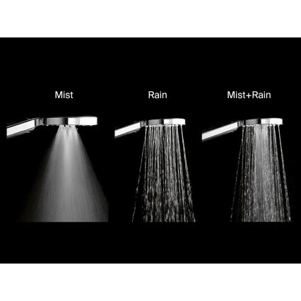 Ravak X07P233 - Ruční sprcha s tlačítkem FLAT lesklý chrom