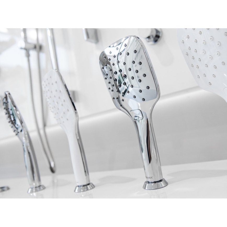 Ravak X07P348 - Ruční sprcha s tlačítkem lesklý chrom