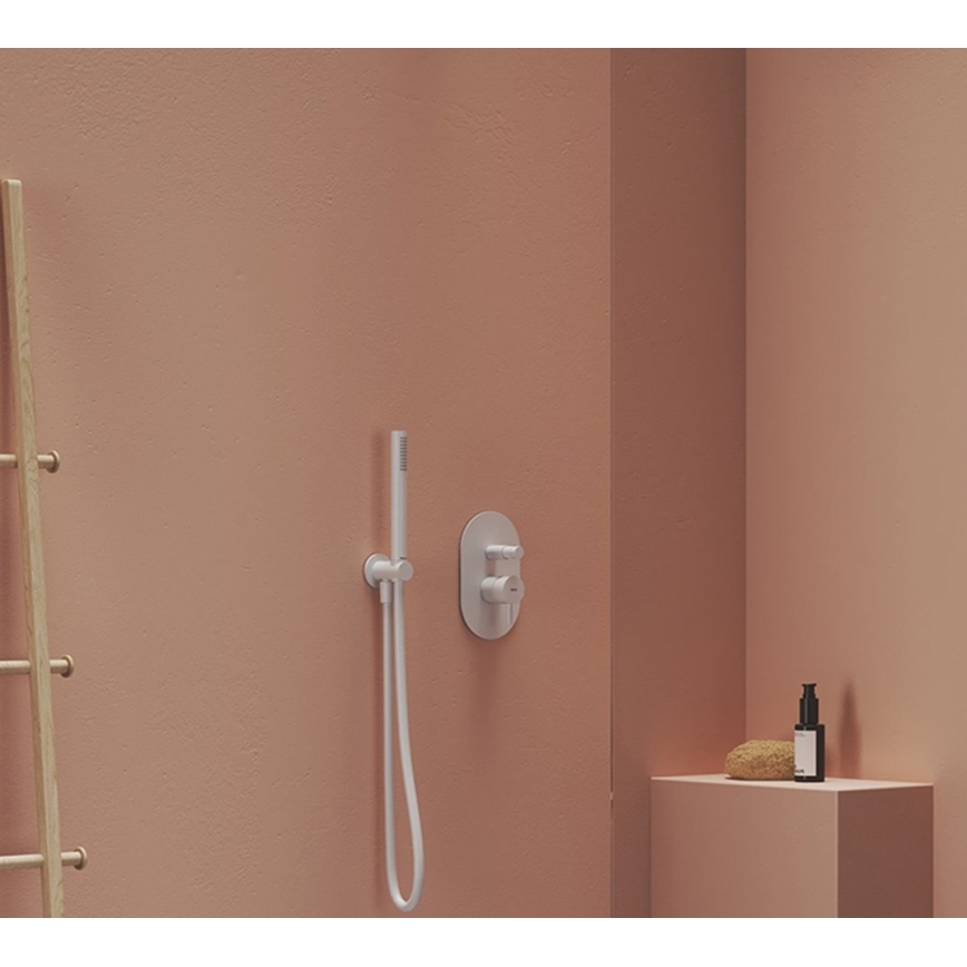 Ravak X07P682 - Ruční sprcha matná bílá