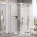Ravak X1LM70C00Z1 - Sprchový kout čtyřdílný rohový BLIX SLIM 90x90 cm lesklý chrom