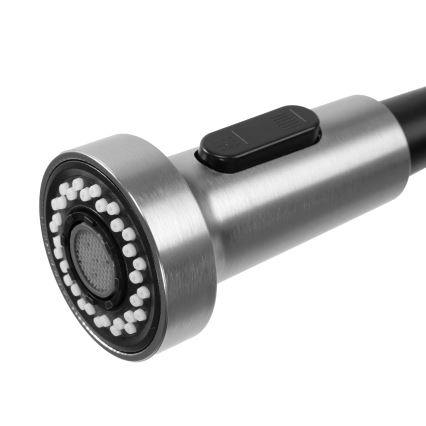 REA-B0417 - Dřezová baterie s vytahovací sprškou COLIN 42,5 cm nikl