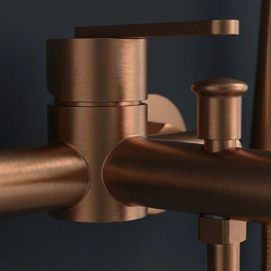 REA-B0973 - Vanová sada s baterií ONTARIO kartáčovaná měď