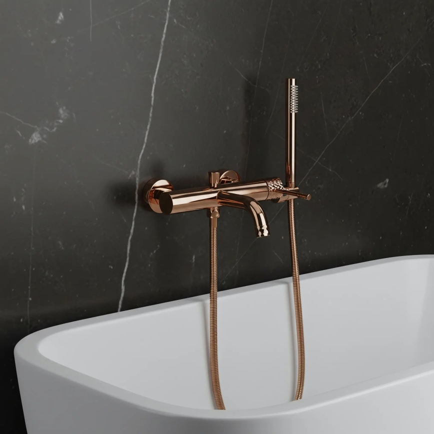 REA-B0980 - Vanová sada LUNGO DIAMOND měď