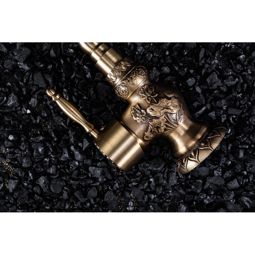 REA-B2500 - Umyvadlová baterie VENICE 32 cm broušená zlatá