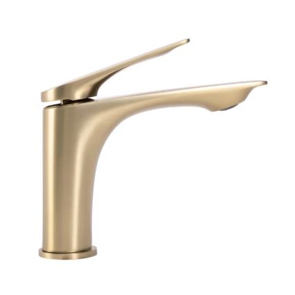 REA-B2703 - Umyvadlová baterie AVALON 16,5 cm broušená zlatá