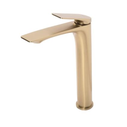 REA-B2705 - Umyvadlová baterie AVALON 30 cm broušená zlatá