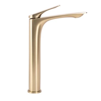 REA-B2705 - Umyvadlová baterie AVALON 30 cm broušená zlatá