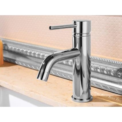 REA-B4101 - Umyvadlová baterie LUNGO 16,5 cm lesklý chrom