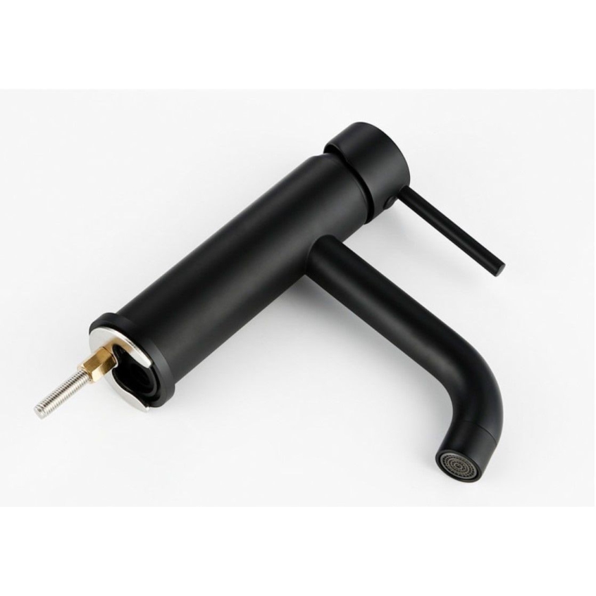 REA-B4102 - Umyvadlová baterie LUNGO 16,5 cm černá