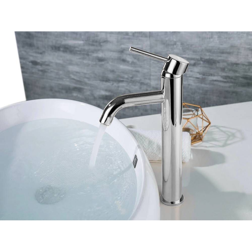 REA-B4104 - Umyvadlová baterie LUNGO 28 cm lesklý chrom