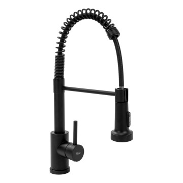 REA-B4820 - Dřezová baterie s vytahovací sprškou COLIN 42,5 cm černá