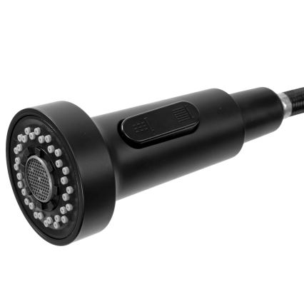REA-B4820 - Dřezová baterie s vytahovací sprškou COLIN 42,5 cm černá