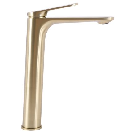 REA-B4895 - Umyvadlová baterie MARCO 27,5 cm broušená zlatá