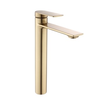 REA-B7962 - Umyvadlová baterie STORM 29,5 cm broušená zlatá