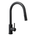 REA-B9147 - Dřezová baterie s vytahovací sprškou FRESH 39,5 cm matná černá