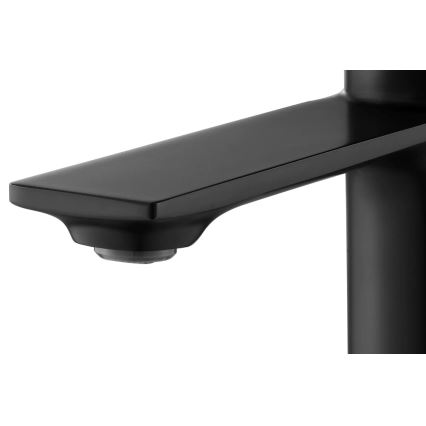 REA-B9987 - Umyvadlová baterie STORM 16,5 cm černá/zlatá