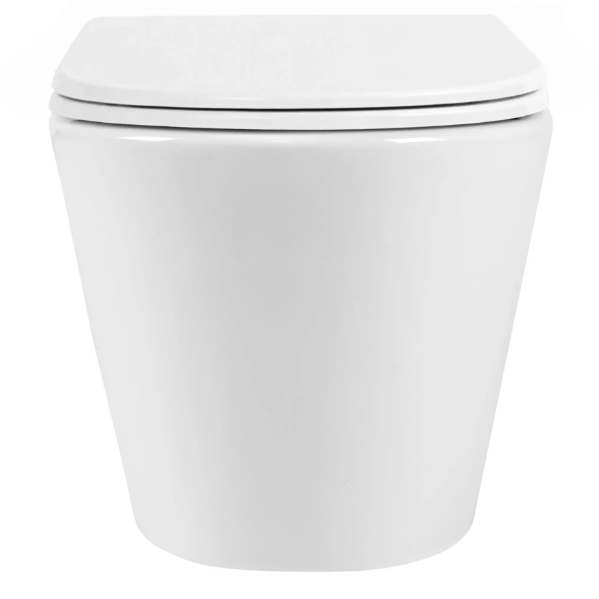 REA-C6800 - Závěsné WC s prkénkem TITO TORNADO RIMLESS keramika/bílá
