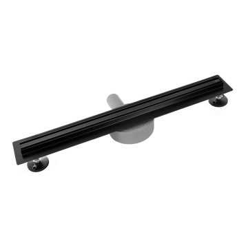 REA-G2710 - Odtokový žlab NEOX SLIM 70 cm nerezová ocel/černá