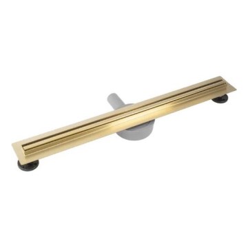 REA-G2714 - Odtokový žlab NEOX SLIM 70 cm nerezová ocel/broušená zlatá
