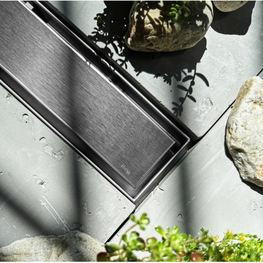 REA-G5808 - Odtokový žlab NEOX PRO 70 cm nerezová ocel