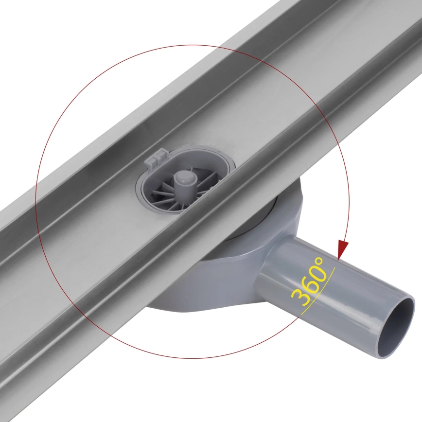 REA-G5811 - Odtokový žlab NEOX PRO 100 cm nikl