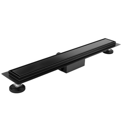 REA-G6602 - Odtokový žlab PURE NEOX 70 cm matná černá