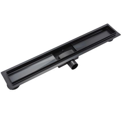 REA-G6605 - Odtokový žlab PURE NEOX 100 cm matná černá