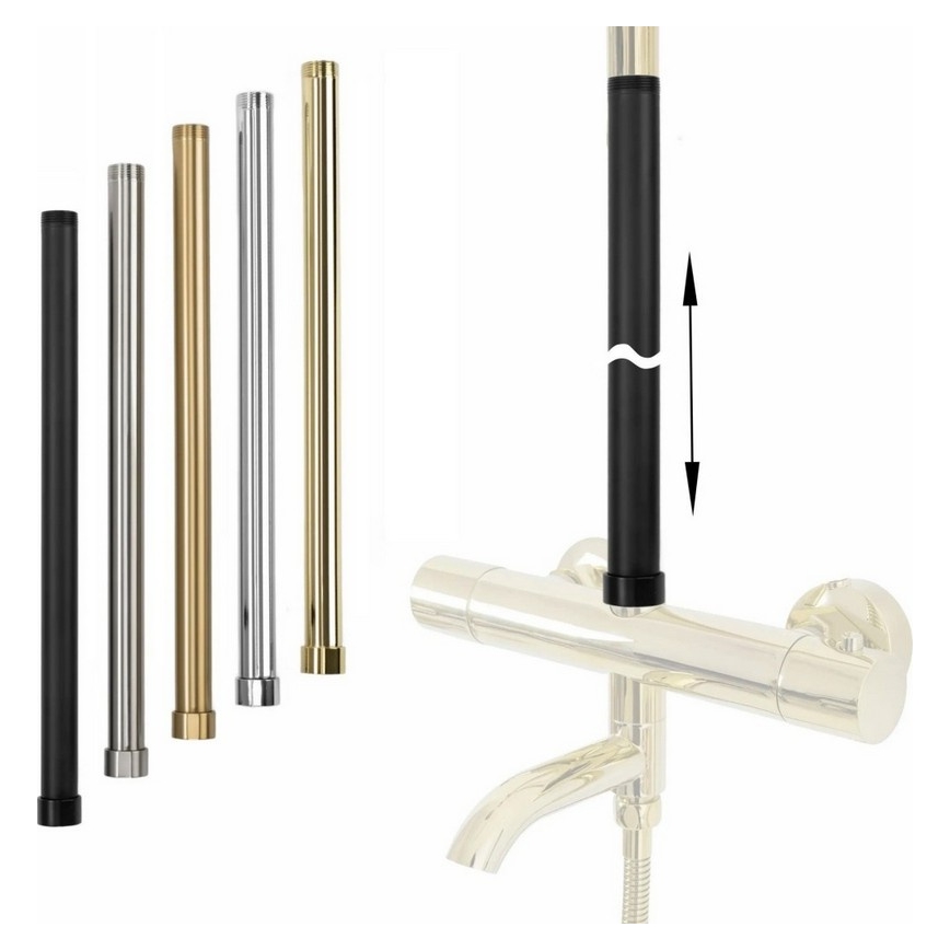 REA-K0891-Prodlužovací tyč pro sprchovou/vanovou soupravu 51,5 cm broušená zlatá