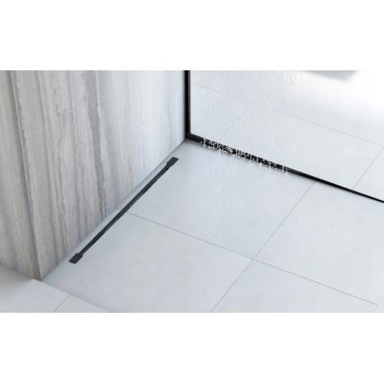 REA-K3218 - Spádová lišta 140 cm černá