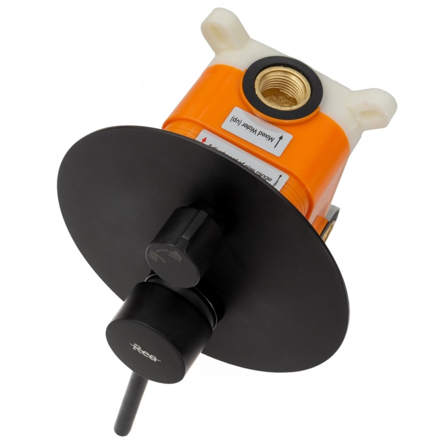 REA-P4100 - Sprchová sada s podomítkovou baterií LUNGO černá