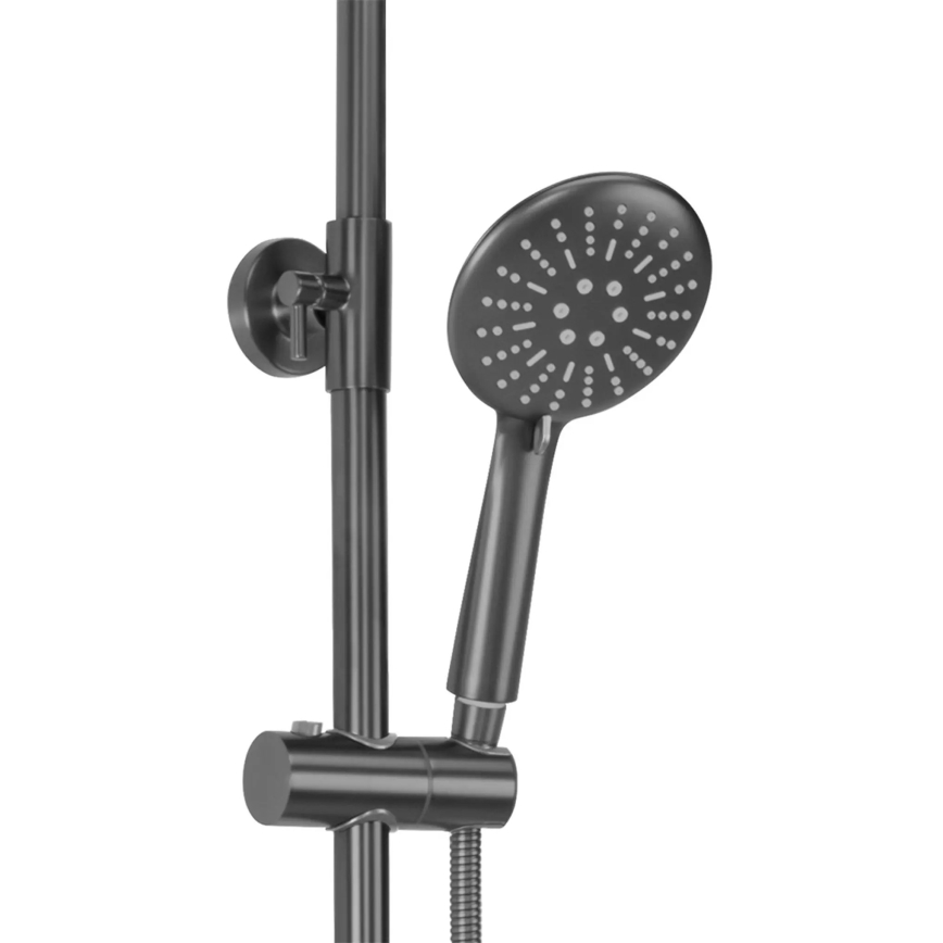 REA-P6386 - Sprchová sada s termostatickou baterií LUNGO titan