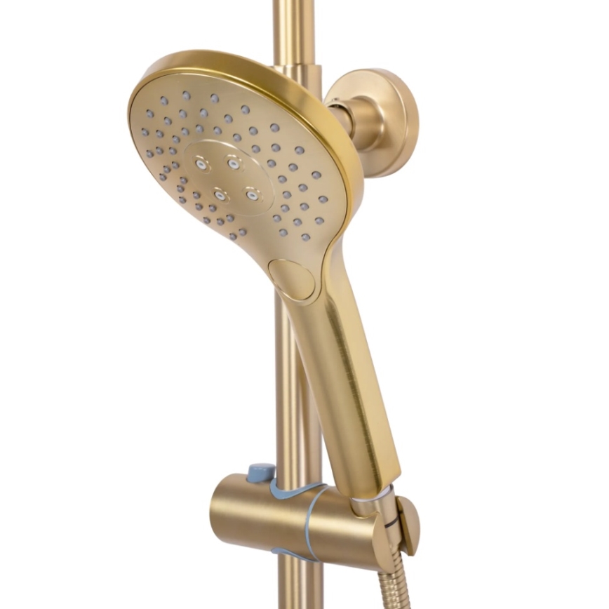 REA-P6602 - Sprchová sada s termostatickou baterií VINCENT kartáčovaná zlatá