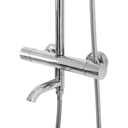 REA-P6607 - Sprchová sada s termostatickou baterií LUNGO lesklý chrom