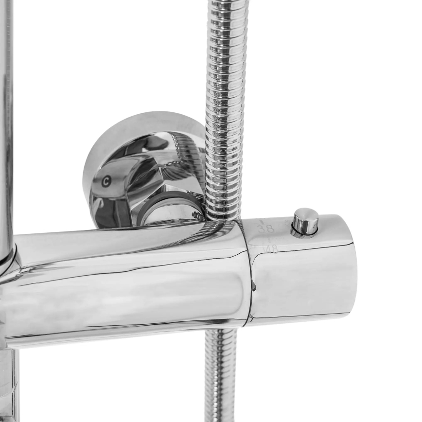 REA-P6607 - Sprchová sada s termostatickou baterií LUNGO lesklý chrom